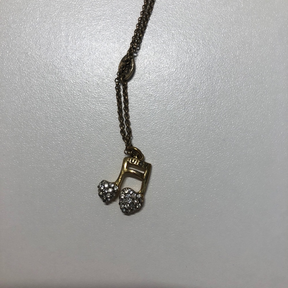 Juicy Couture Music Note Necklace